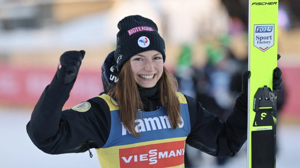 Joséphine Pagnier : La nouvelle étoile française du saut à ski, entre ciel et compétition !