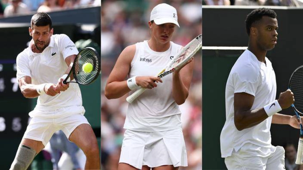 Wimbledon : Djokovic, Fils, Mpetshi Perricard, Swiatek…Ce qu'il faut retenir de la 6 e journée