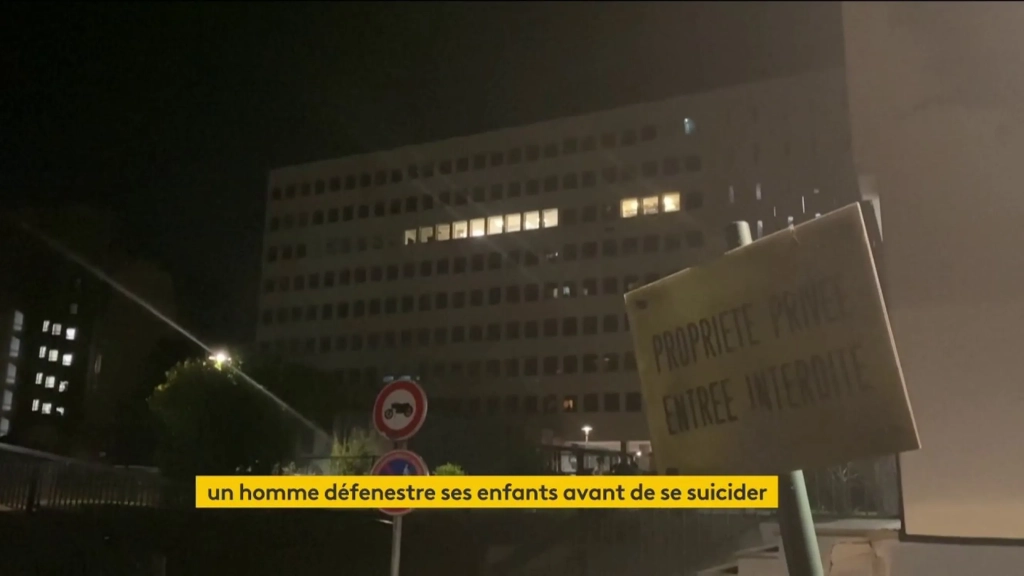 VIDEO. A Paris, un homme défenestre ses deux enfants et se suicide en se jetant dans le vide